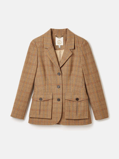 Joules Foxley tweed suit blazer at Collagerie