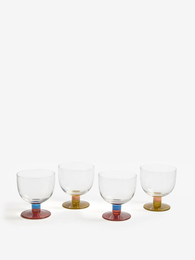 Made Multi cally wine glasses (set of 4) at Collagerie