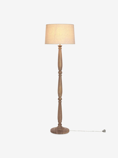 Next Natural clifton wood floor lamp at Collagerie