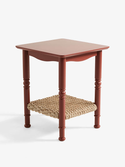 Nina Campbell Red alder side table at Collagerie
