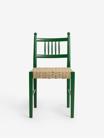 Nina Campbell Green Alder dining chairs (set of 2) at Collagerie