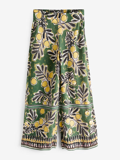 Next Wide leg trousers with linen at Collagerie