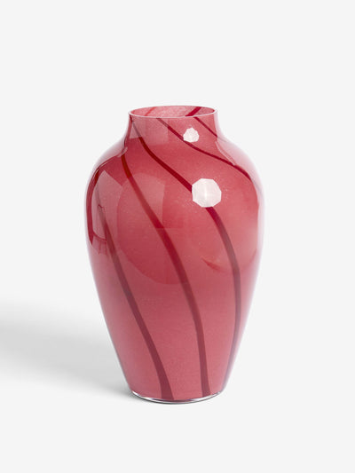 Rockett St George Pink swirl vase at Collagerie