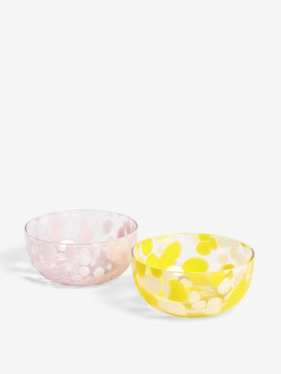 Next Confetti glass nibble bowls at Collagerie
