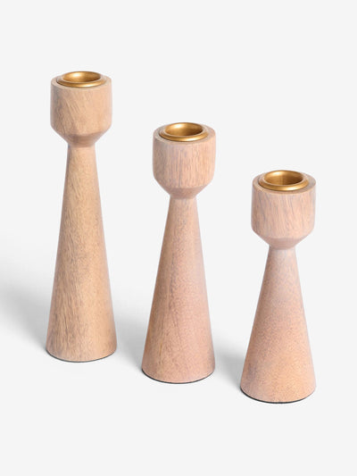 Next Taper candle holders (set of 3) at Collagerie