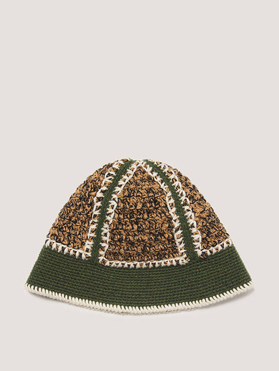 Nicholas Daley Hand crochet bucket hat at Collagerie