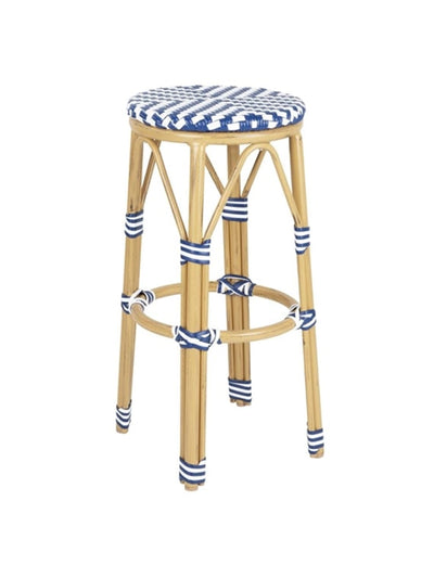 Nisbets Bolero Parisian style pe rattan bar stools (set of 2) at Collagerie