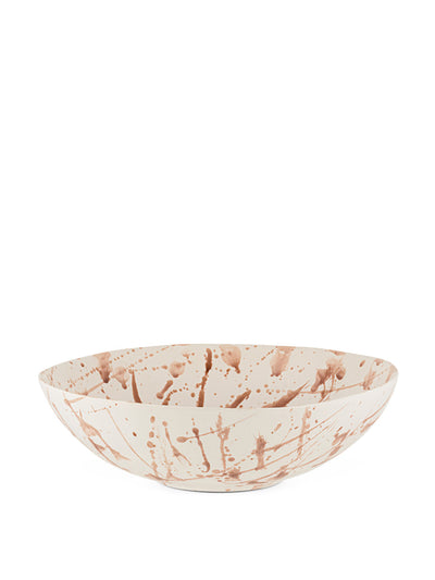 Nkuku Canela splatter serving bowl at Collagerie