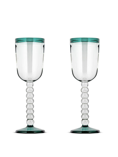 Nkuku Thimma wine glasses (set of 2) at Collagerie