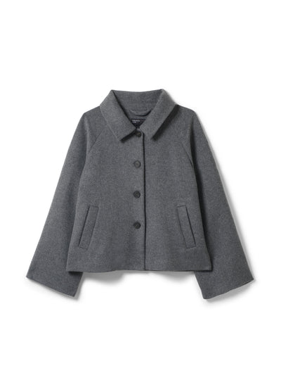 Nobody's Child Grey wool blend cropped jacket at Collagerie