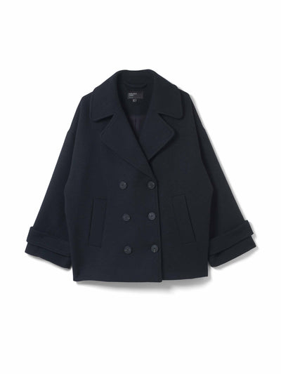 Nobody's Child Navy wool-blend peacoat at Collagerie