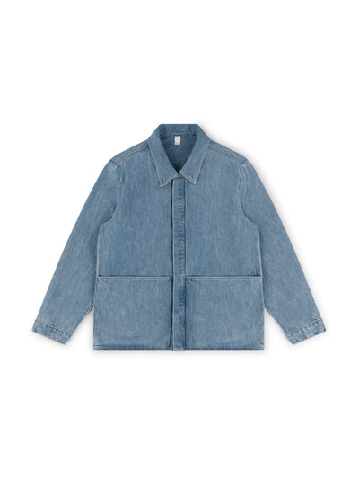 Non Work jacket in ozone wash denim at Collagerie