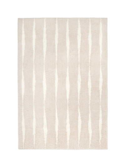 Nordic Knots Cream fjord-print wool rug at Collagerie