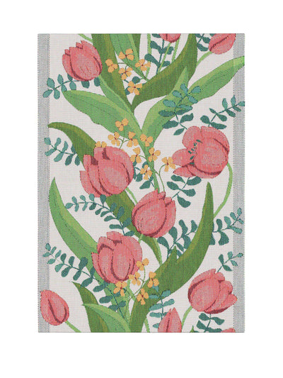 Ekelund Linneväveri Tulpanlund kitchen towel at Collagerie