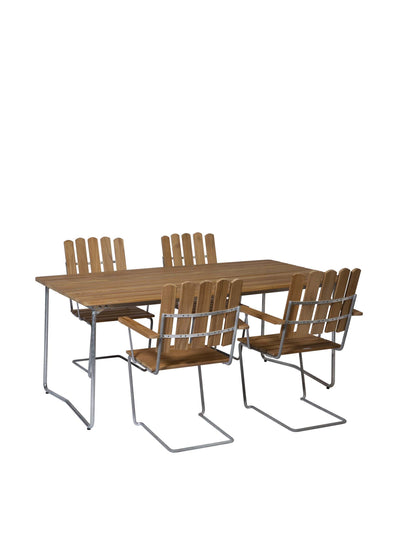 Grythyttan Stålmöbler Grythyttan dining set at Collagerie