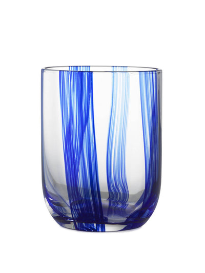 Normann Copenhagen Stripe blue glass at Collagerie