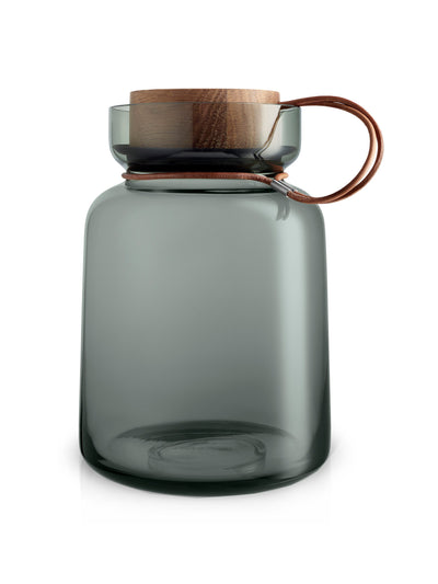 Eva Solo Silhouette storage jar in smoky grey at Collagerie
