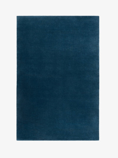 Nordic Knots Grand deep blue rug at Collagerie