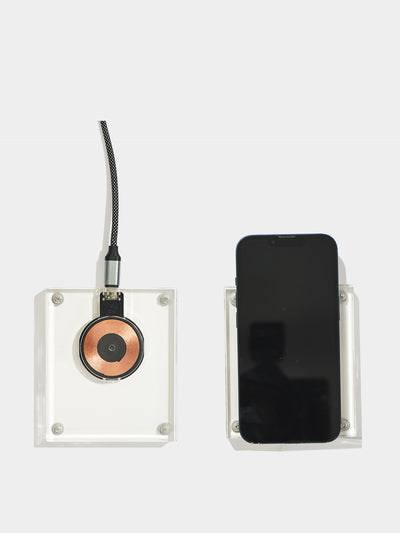 Not Another Bill Acrylic wireless charger at Collagerie
