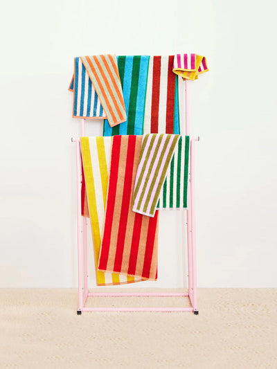 Dusen Dusen Stripe bath towels at Collagerie