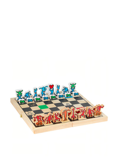 Vilac Keith Haring wooden chess set at Collagerie