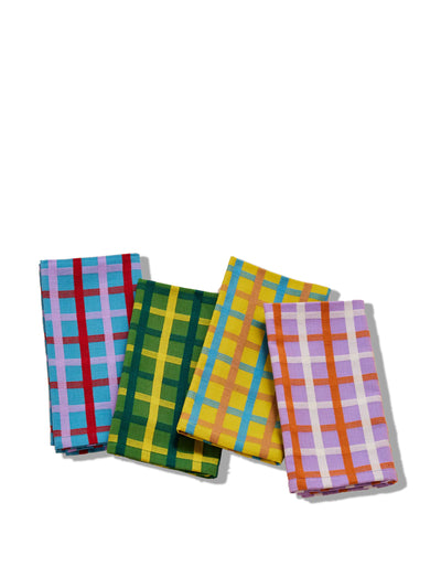 Dusen Dusen Plaid napkins (set of 4) at Collagerie