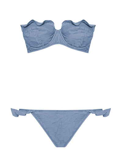 Nounou No.3 bikini in Nounou Blue at Collagerie