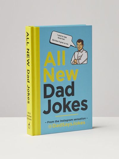 Oliver Bonas All New Dad Jokes book at Collagerie