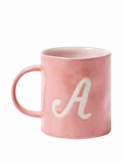 Oliver Bonas Astrid ceramic alphabet mug at Collagerie