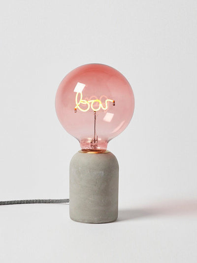 Oliver Bonas Bar ombre red light bulb at Collagerie