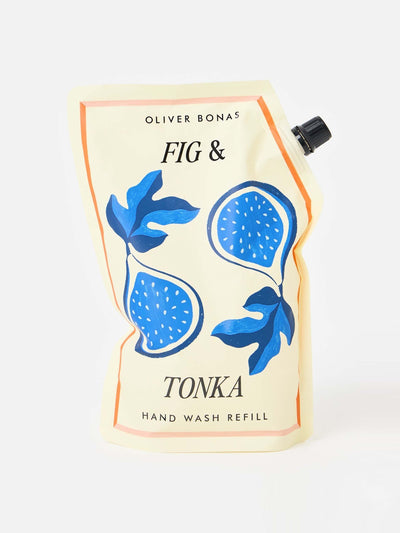 Oliver Bonas Fig & Tonka Scented Hand Wash Refill Pouch at Collagerie