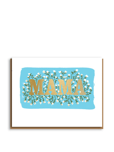 Oliver Bonas Floral Mama Mother's Day card at Collagerie