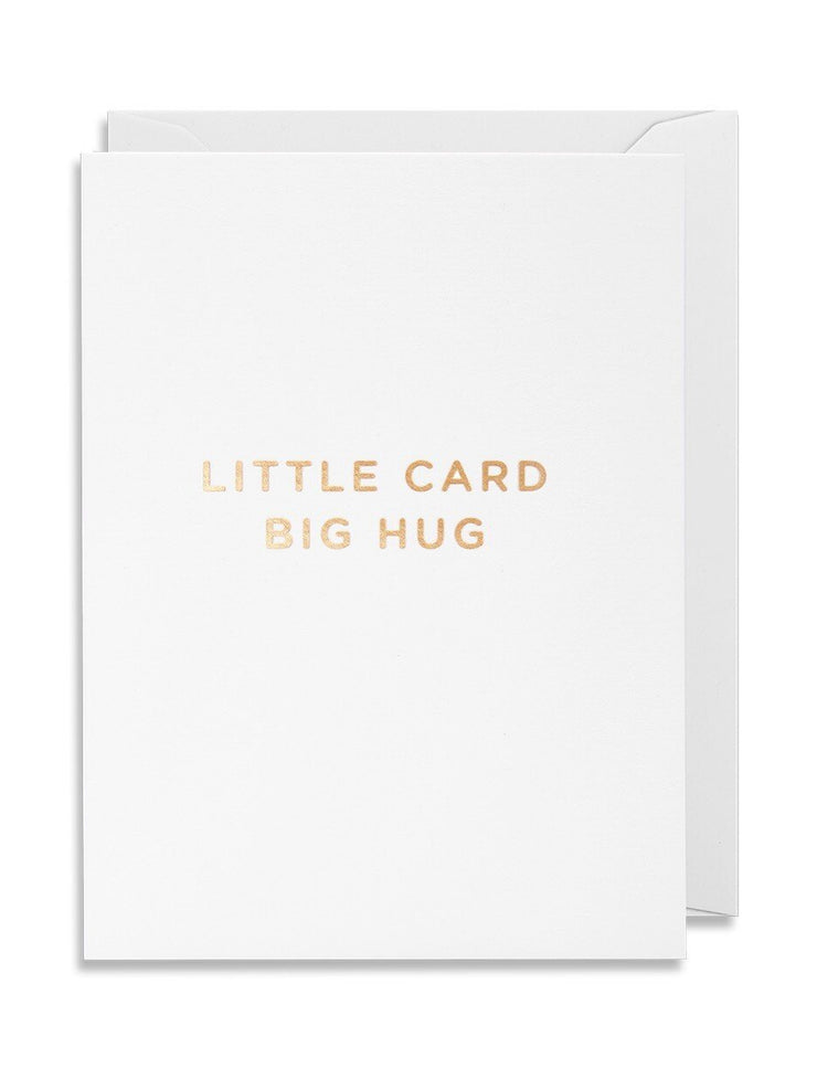 Little Card Big Hug Mini Friendship card Interiors Oliver Bonas    - Collagerie