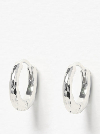 Oliver Bonas Sasha silver hoop earrings at Collagerie