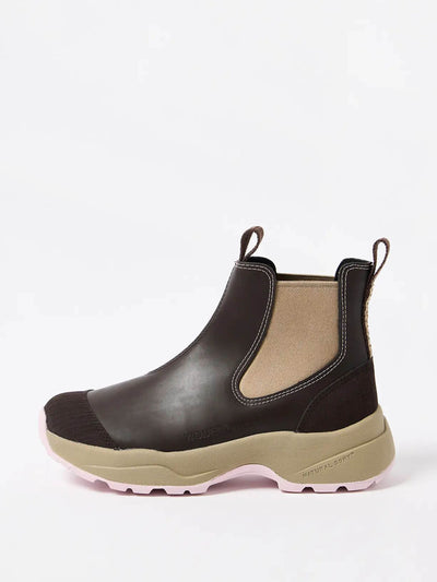 Woden Siri brown waterproof ankle boots at Collagerie