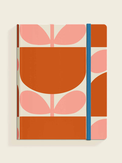 Orla Kiely Medium notebook in Block Tulip at Collagerie