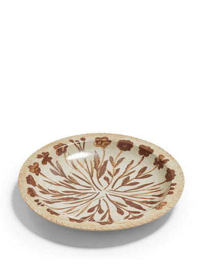 Oka Dela round serving platter at Collagerie