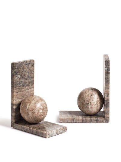 Oka Dorus marble bookends at Collagerie