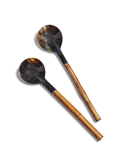 Oka Elea bamboo serving spoons at Collagerie
