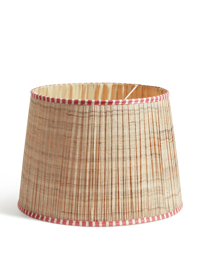 Oka Elgin lampshade in natural/red at Collagerie