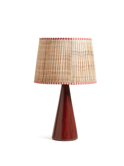 Oka Ernest red table lamp at Collagerie
