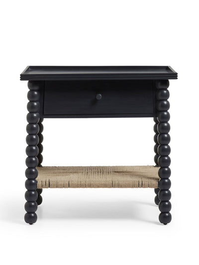 Oka Flectus side table in petrol at Collagerie