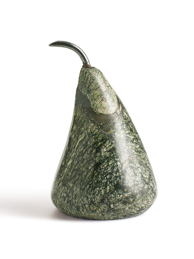 Oka Green marble pear at Collagerie