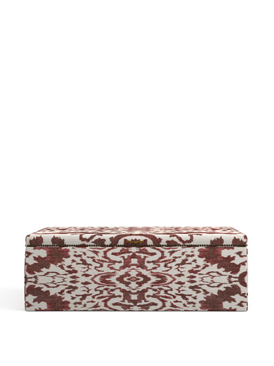 Oka Nesbitt upholstered ottoman at Collagerie