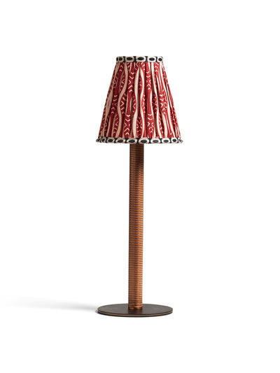 Oka Olira red wireless table lamp at Collagerie