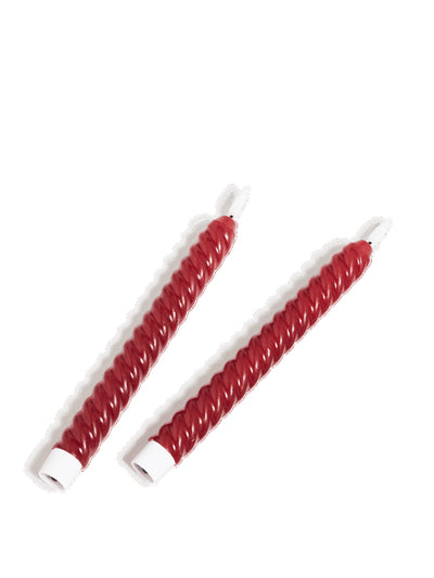 Oka Twisted tapered led candles (set of 2) at Collagerie