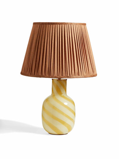 Oka Dobson glass table lamp base at Collagerie