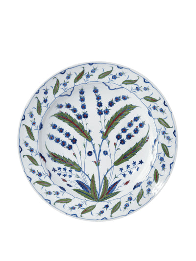 Oka Isphahan porcelain giant charger plate at Collagerie