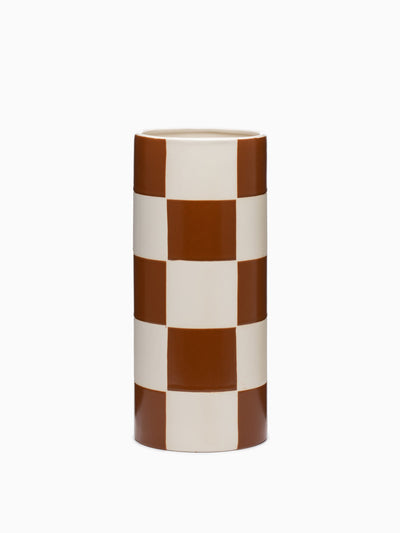 Old Faithful Shop Checkerboard vase at Collagerie