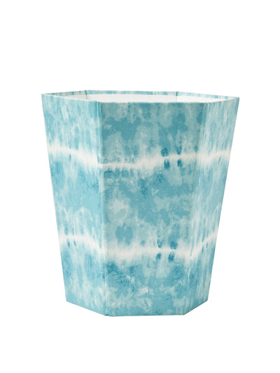 Oliver Bonas Tortue tie dye blue bin at Collagerie